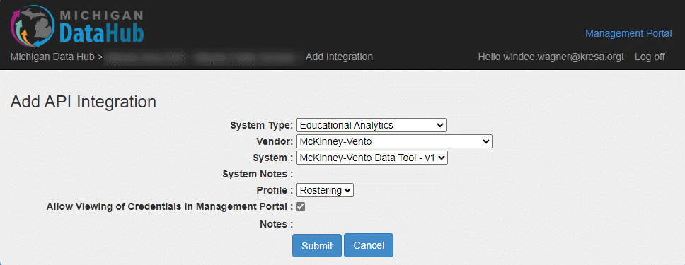 McKinny Vento Config